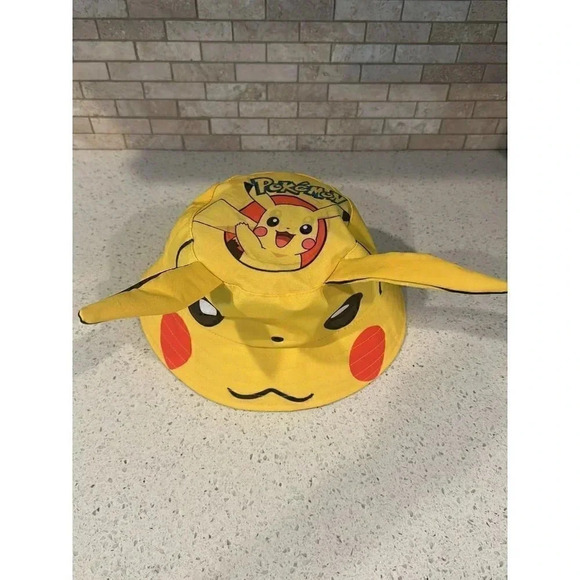 Rare "Pokemon" Bucket Hat - Detective Pikachu‎ bz - Picture 2 of 6